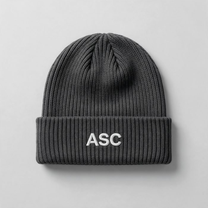 Bonnet brodé du logo du Club Sportif ASC